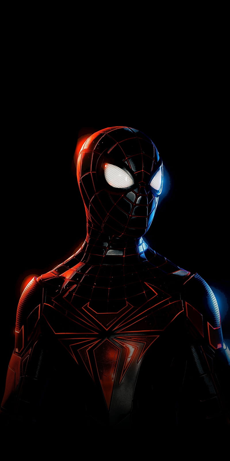Spiderman - Amoled, art, game, movie, , design, HD phone wallpaper | Peakpx