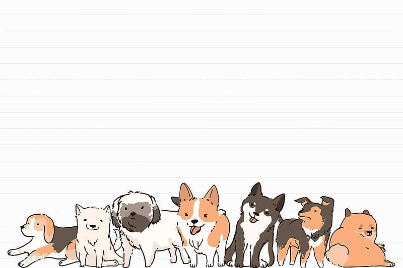 Minimalist Dog, Dog Pattern, HD wallpaper | Peakpx