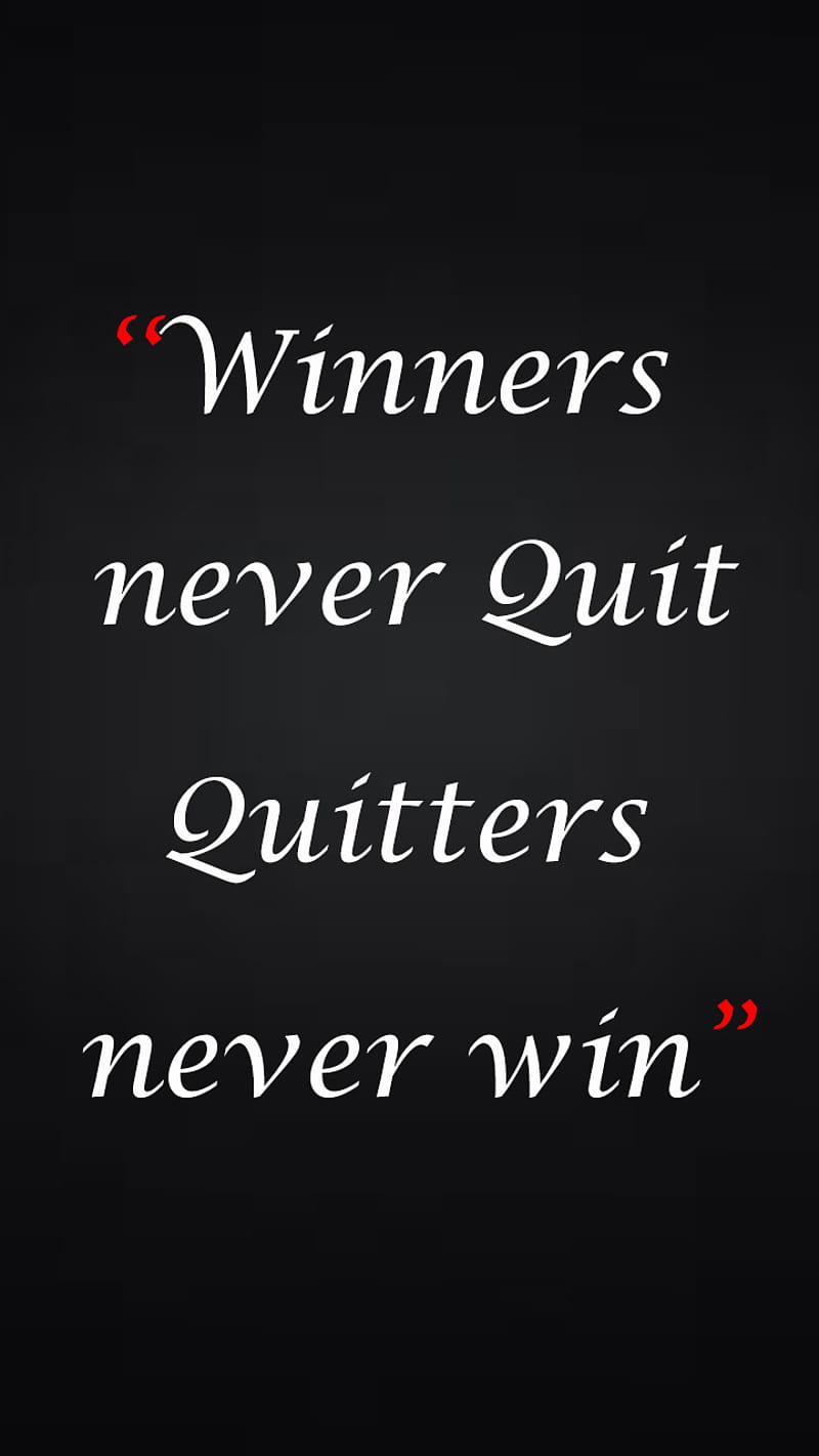 Winners, attitude, inspiration, quotes, quote, positive, sad, heart, failure,  HD phone wallpaper | Peakpx