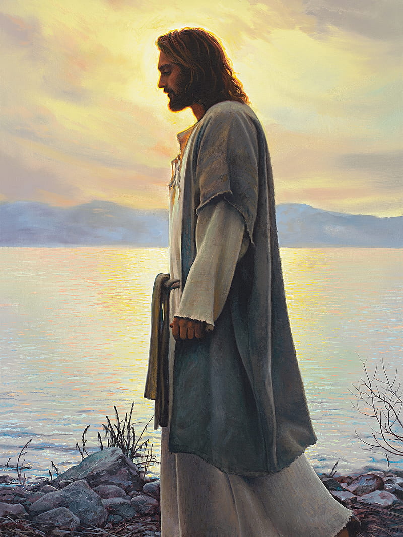 Christ by the shore, christ, jesus, HD phone wallpaper | Peakpx