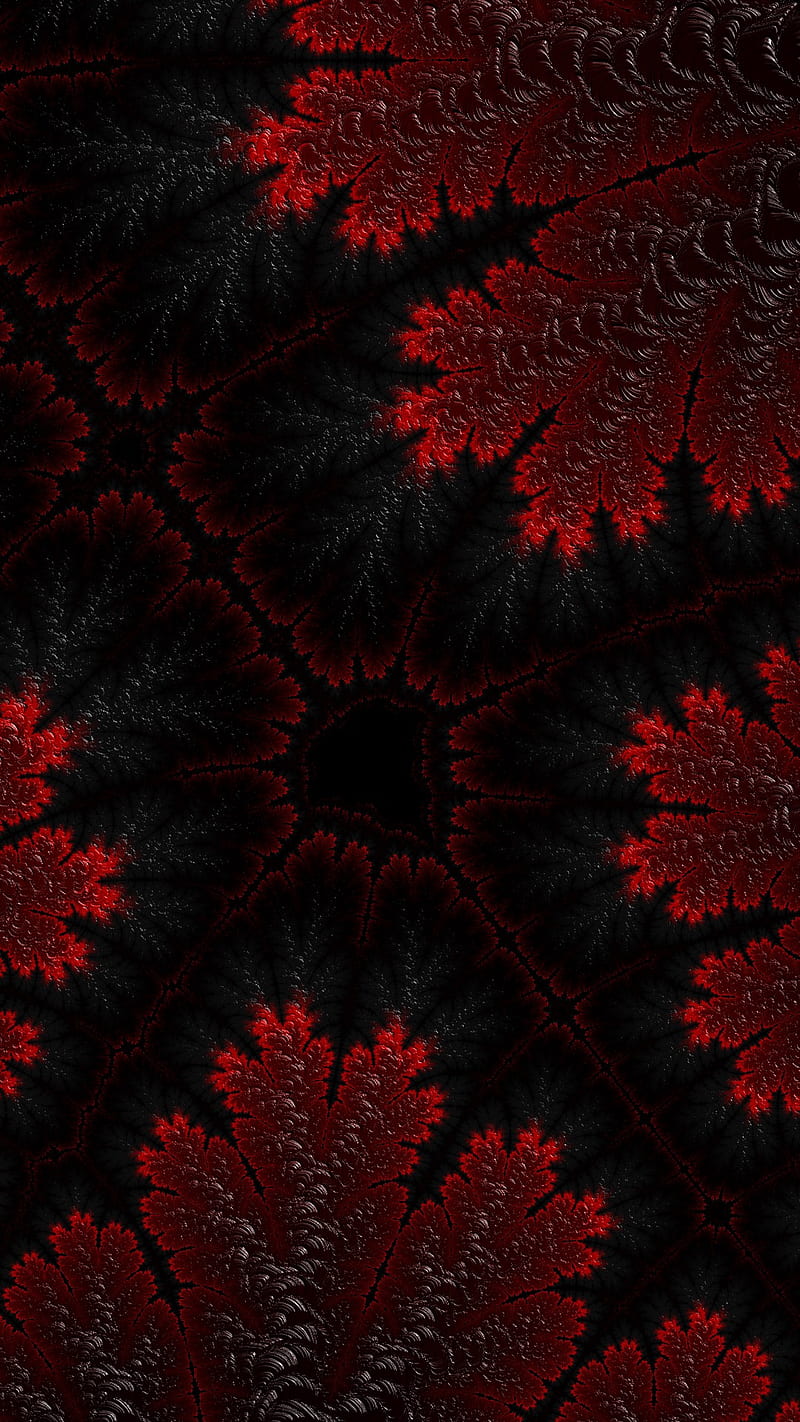 Embers, abstract, black, complex, red, HD phone wallpaper