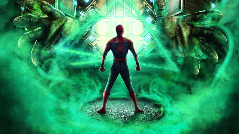 Spiderman Far Fromhome, spiderman-far-from-home, spiderman, superheroes, artwork, digital-art, HD wallpaper