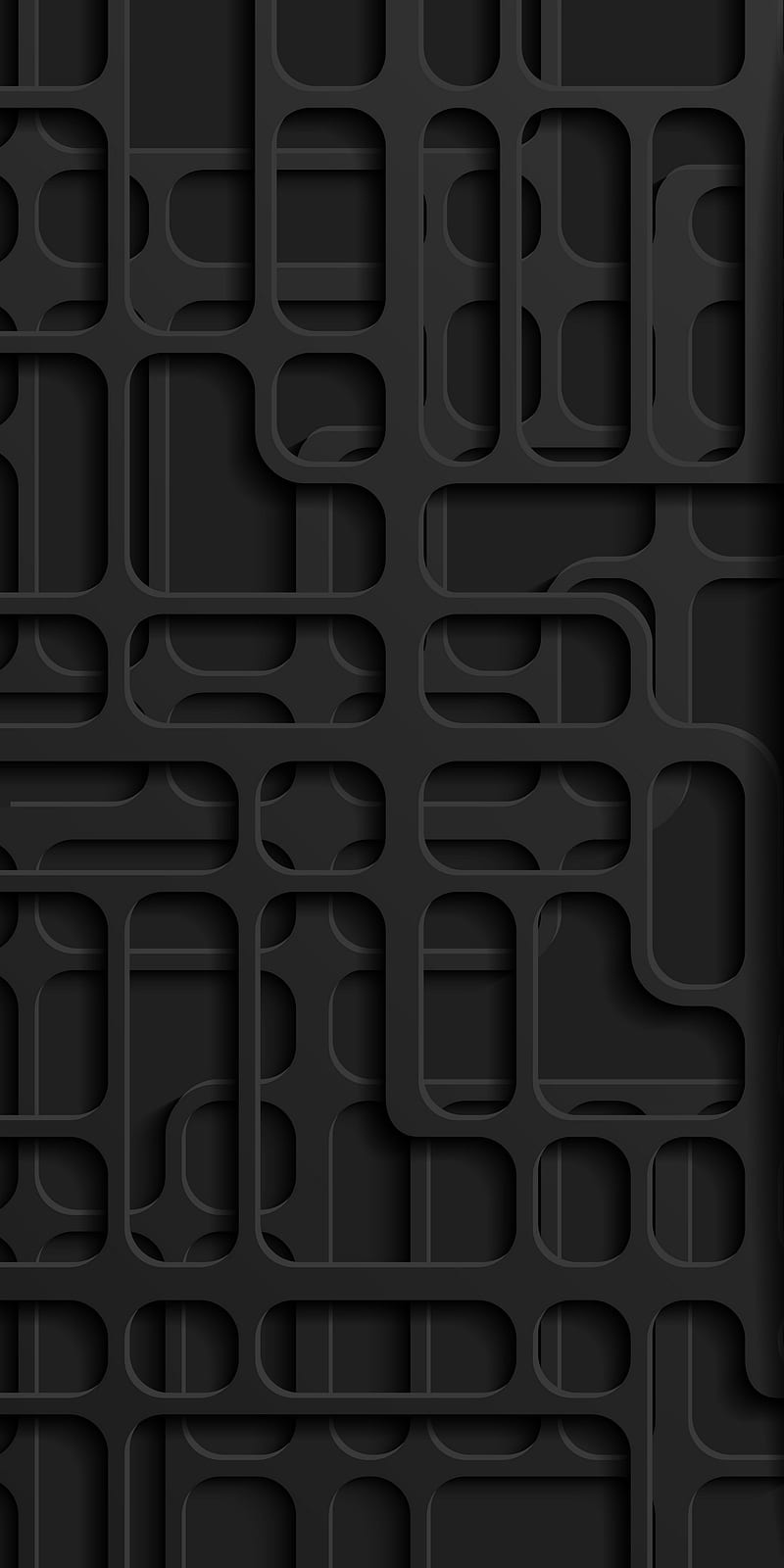 Techno 3D, abstract, black, dark, desenho, pattern, structure, HD phone wallpaper