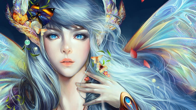 Blue-haired Fairy - Russian Legends - wide 3