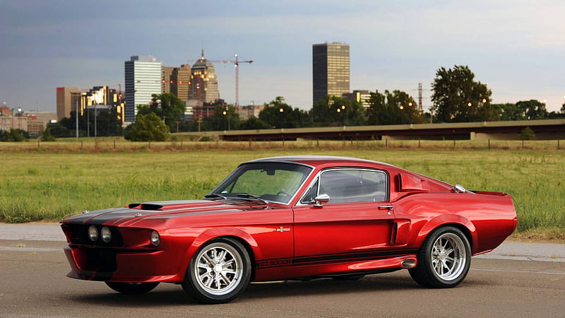 Red Mustang, mustang, shelby gt, shelby mustang, HD wallpaper | Peakpx