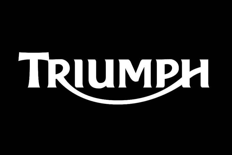 RS logo Triumph bike stickers in cutsom colors and sizes