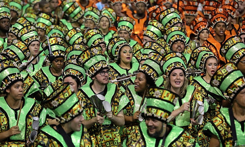 Carnival 2016, Parade, Samba, carnival, Sao Paulo, HD wallpaper
