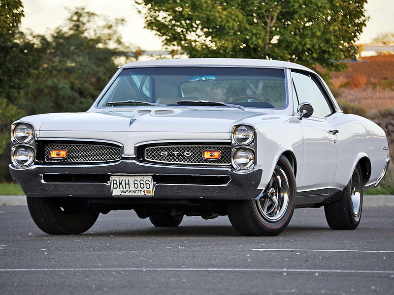 1967 Pontiac Tempest GTO, Coupe, V8, car, HD wallpaper