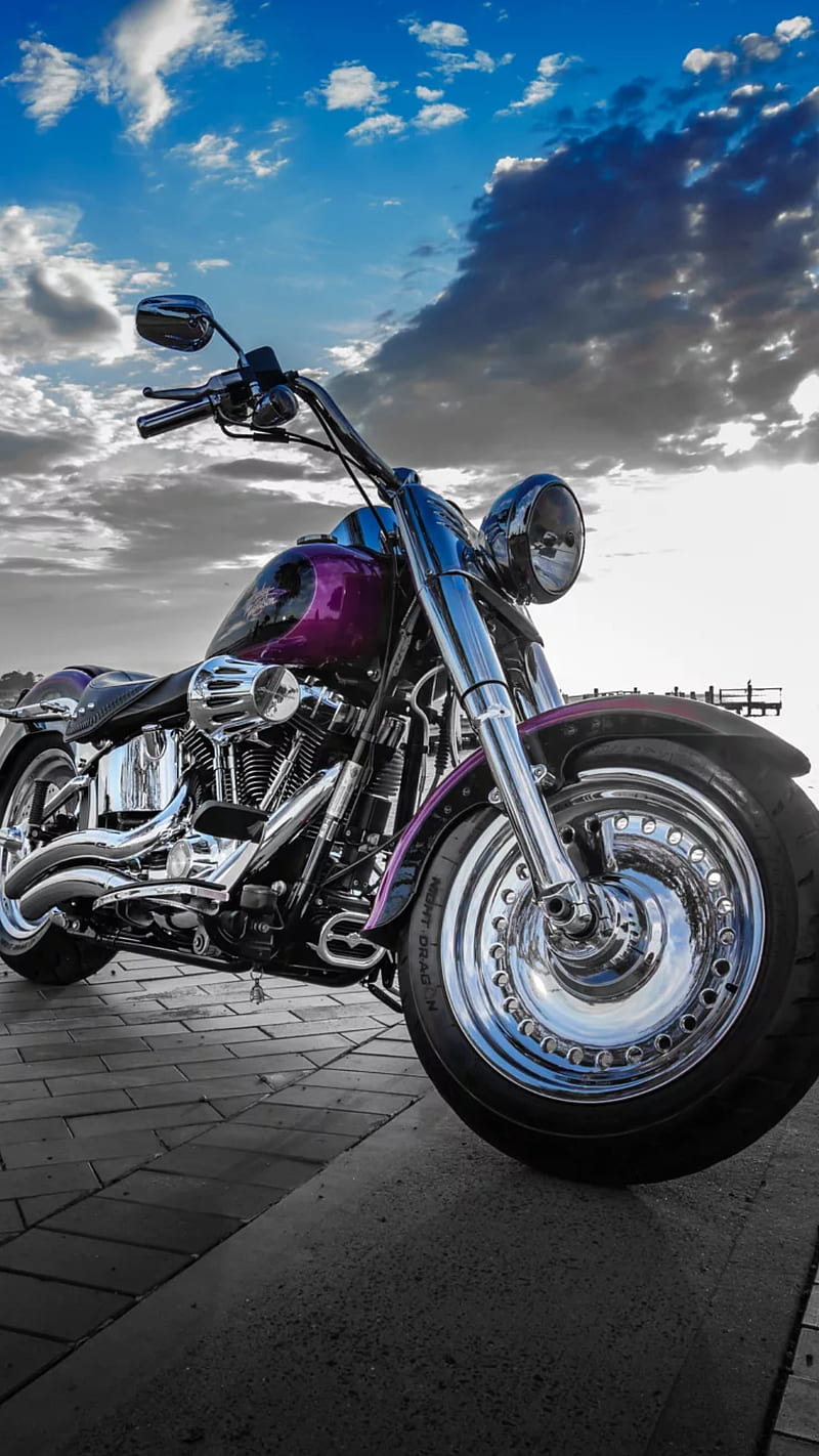 Bike, classic, motorcycle, street, heavy, motor, harley davidson, HD phone  wallpaper | Peakpx