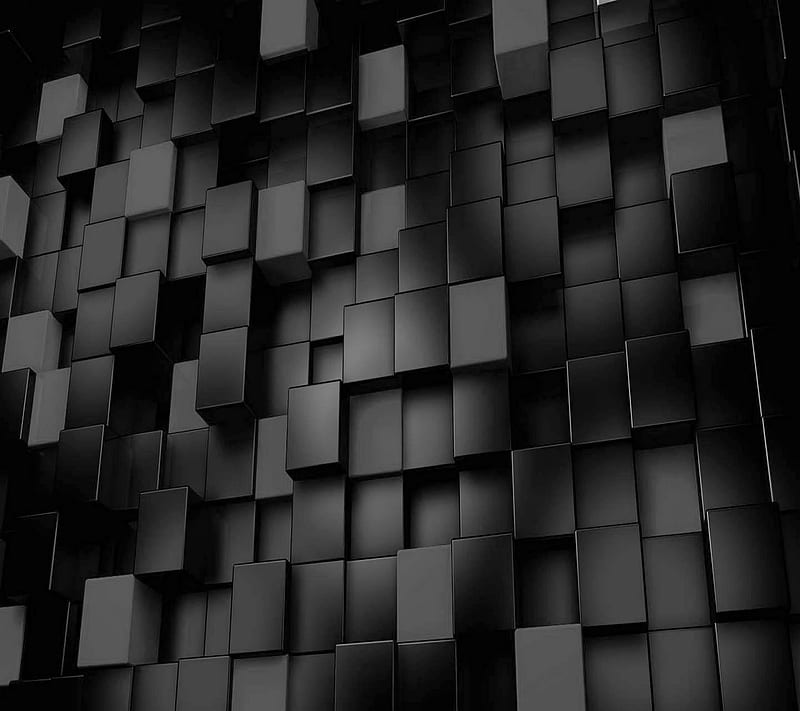 Cubes, black, HD wallpaper | Peakpx