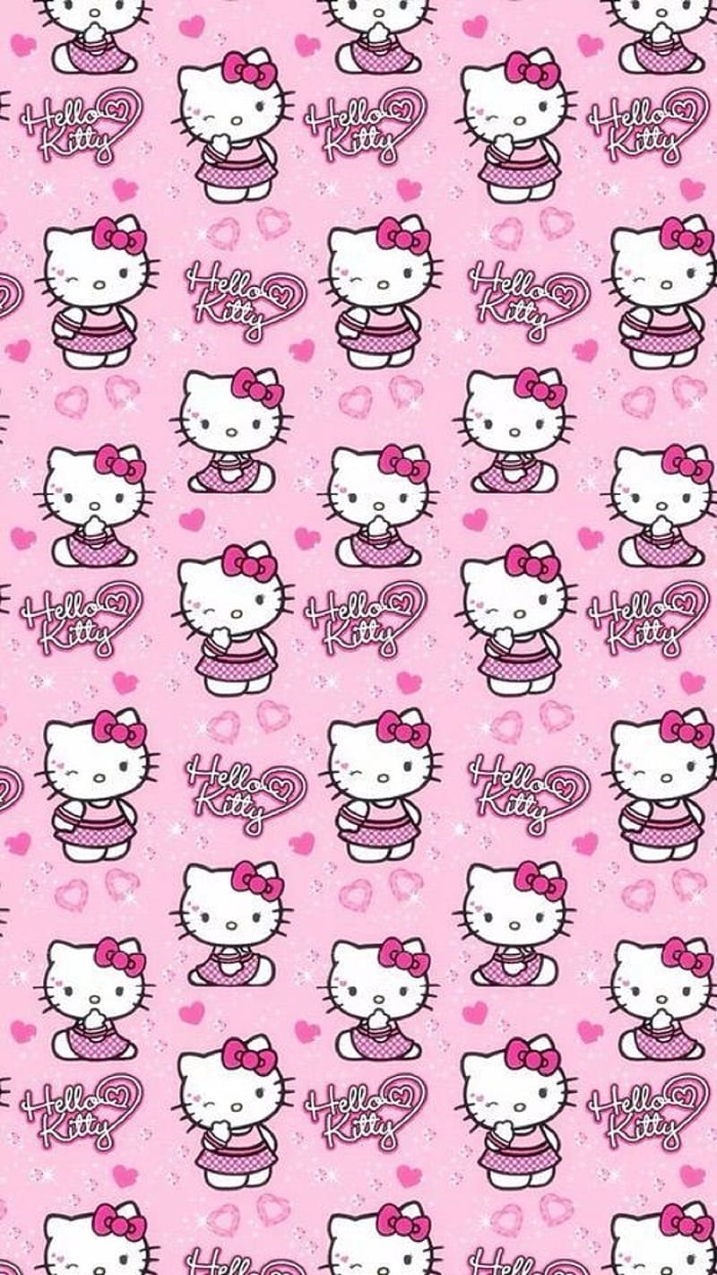 Cute Hello Kitty Collage, cute hello kitty, collage, kitty white, cartoon, HD phone wallpaper