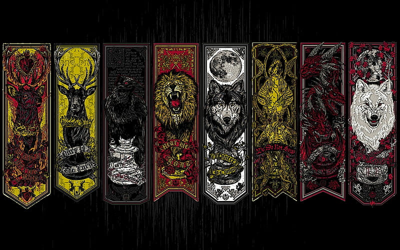 game of thrones, banner, game, thrones, kingoms, HD wallpaper