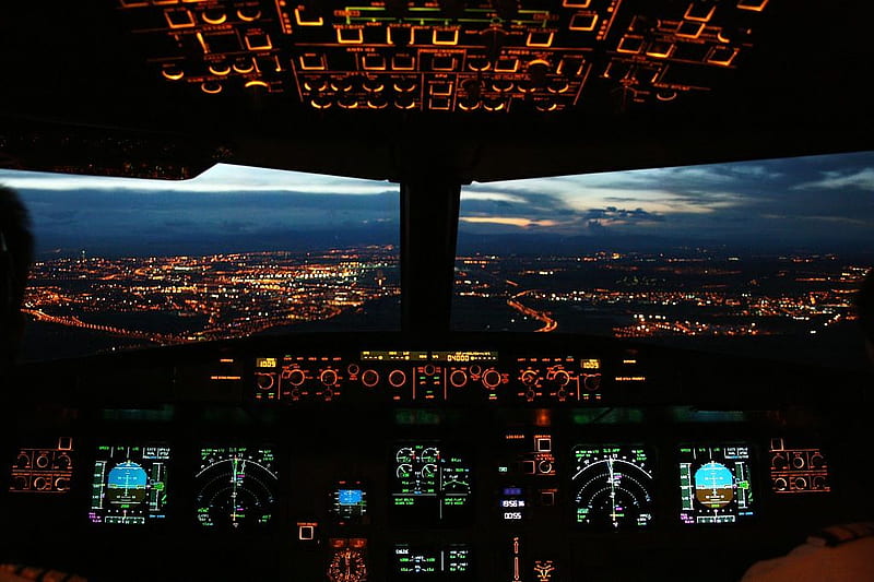 Airbus A320 Cockpit, airliner, a320, cockpit, airbus, HD wallpaper | Peakpx