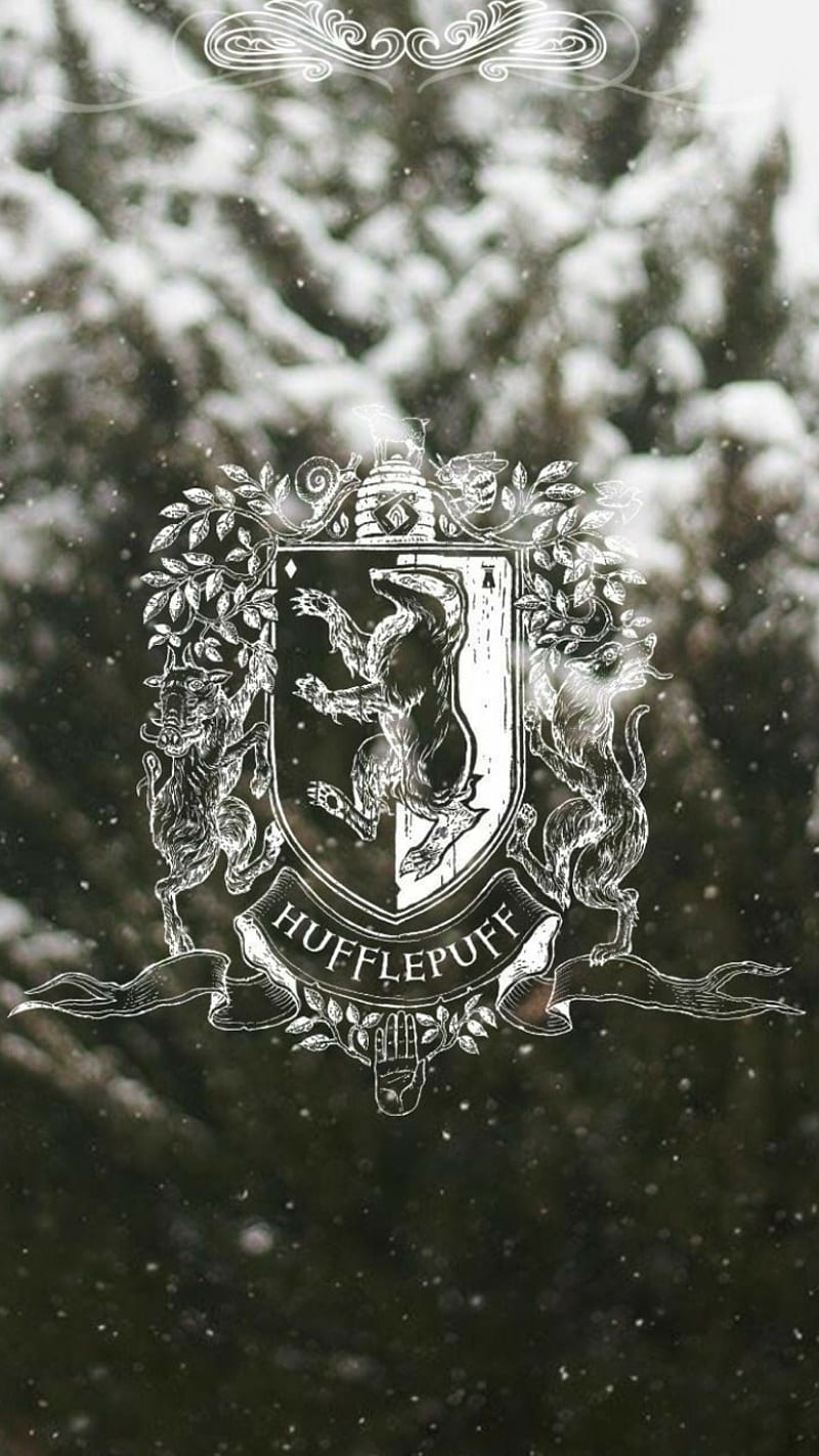 Hufflepuff Christmas, harry potter, hogwarts, HD phone wallpaper | Peakpx