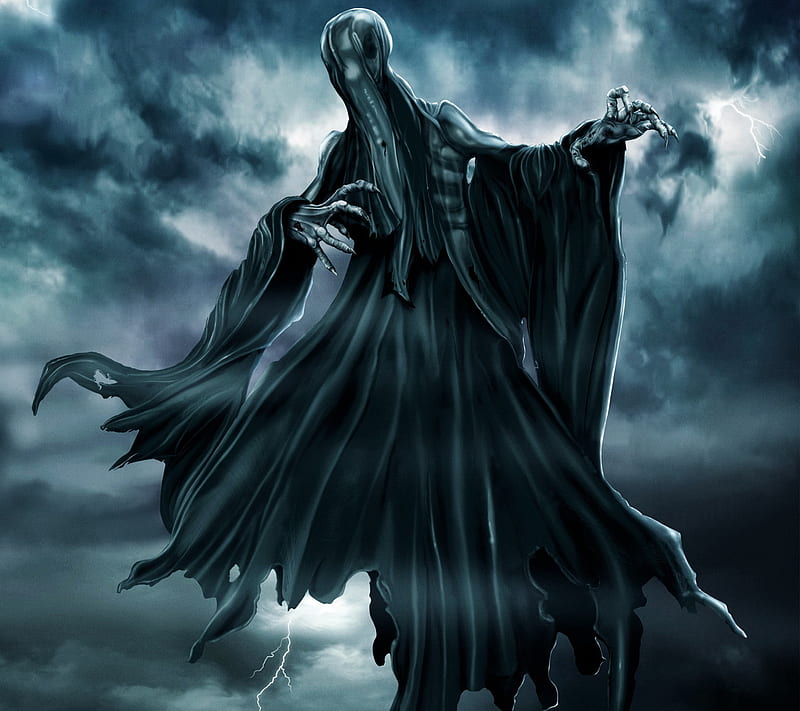 Dementor of the dark world with two big eagle wings, can't see ... -  Arthub.ai