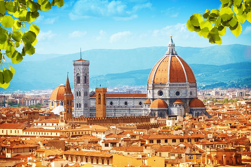 Architecture, Italy, Building, Cityscape, Cathedral, Dome, Florence, Religious, Florence Cathedral, Cathedrals, HD wallpaper