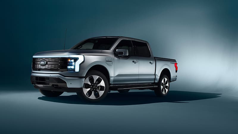 2022 Ford F-150 Lightning, Electric, Truck, car, HD wallpaper