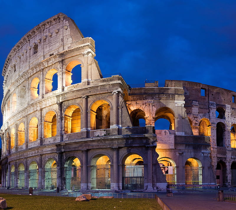 Colosseum, europe, italian, italy, roman, rome, HD wallpaper