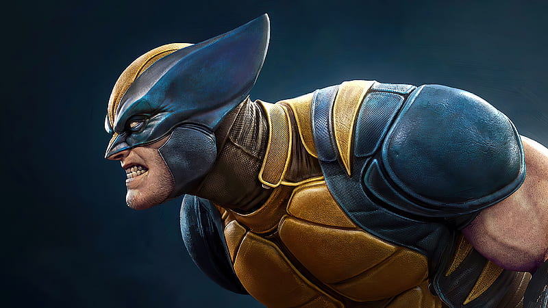 Fortnite Wolverine , wolverine, x-men, fortnite, games, superheroes, HD wallpaper