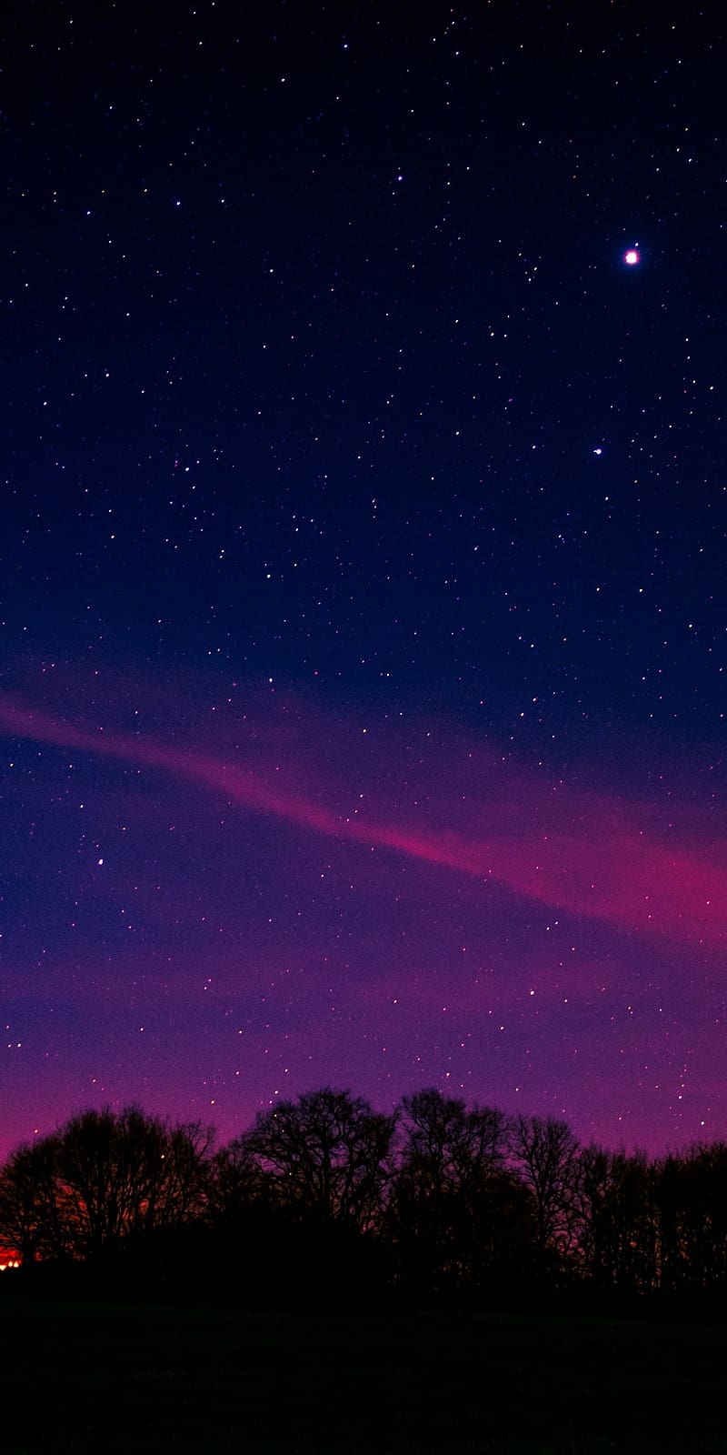HD wallpaper minimal night pink aurora long exposure one plus 5t honor 7x honor view 10 lg q6 background and night vibe