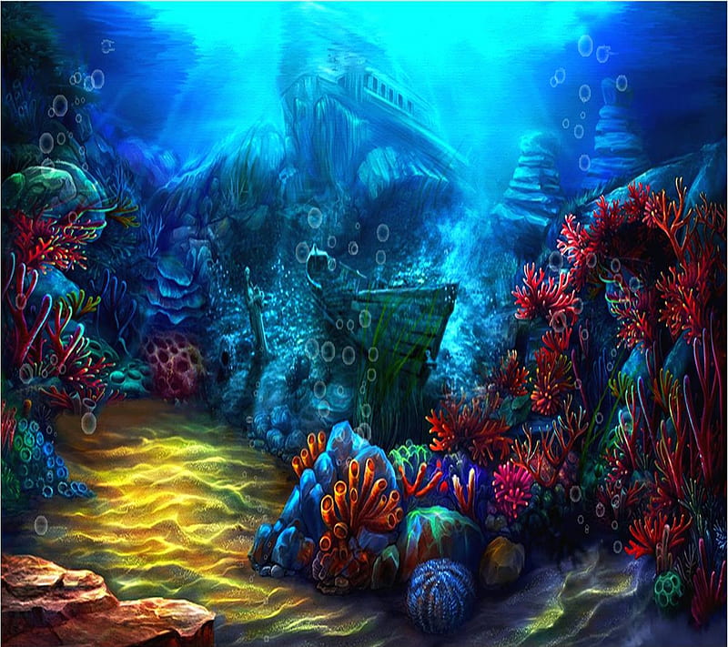 Underwater, HD wallpaper | Peakpx
