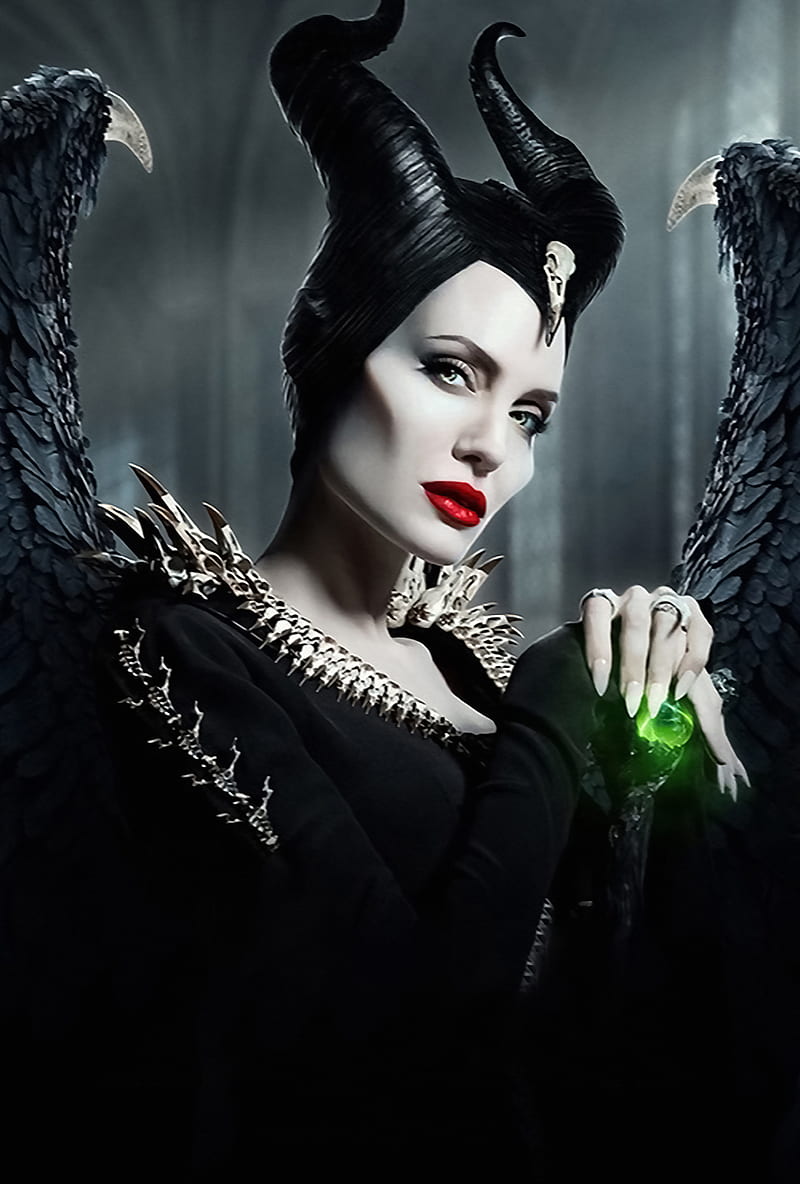 Angelina Jolie in Maleficent 2, HD phone wallpaper