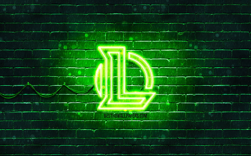 League of Legends green logo, LoL green brickwall, League of Legends logo,  2020 games, HD wallpaper | Peakpx