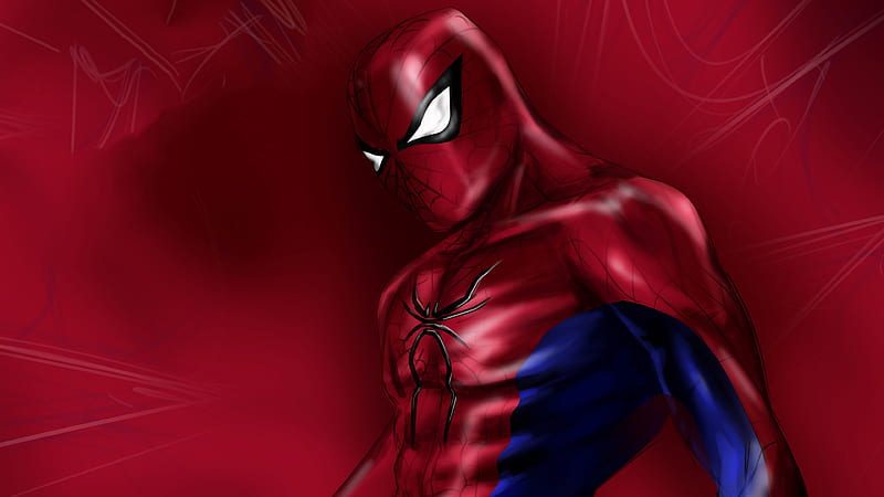 Spiderman Comic Art , spiderman, superheroes, artwork, artist, digital-art, behance, HD wallpaper