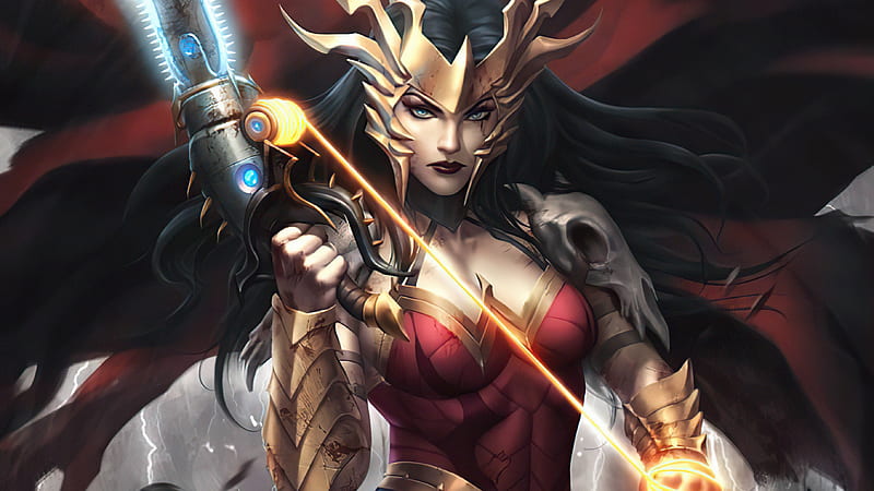 Dark Knights Death Wonder Woman , wonder-woman, superheroes, artist, artwork, digital-art, HD wallpaper