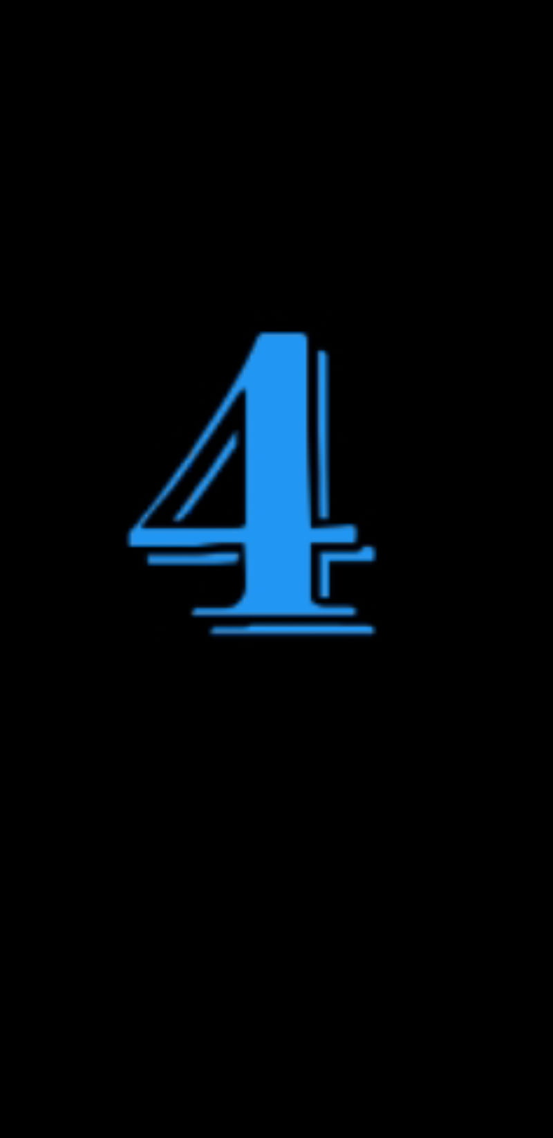 nr4, number 4, numbers, blue, black, HD phone wallpaper