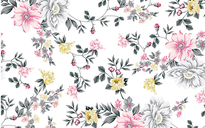 Texture, flower, paper, pink, pattern, HD wallpaper