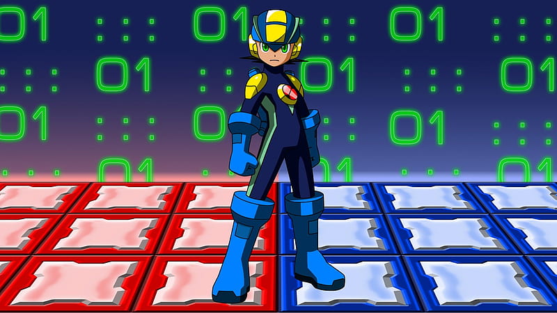 Mega Man Battle Network, megaman, megaman battle network, mega man, HD wallpaper