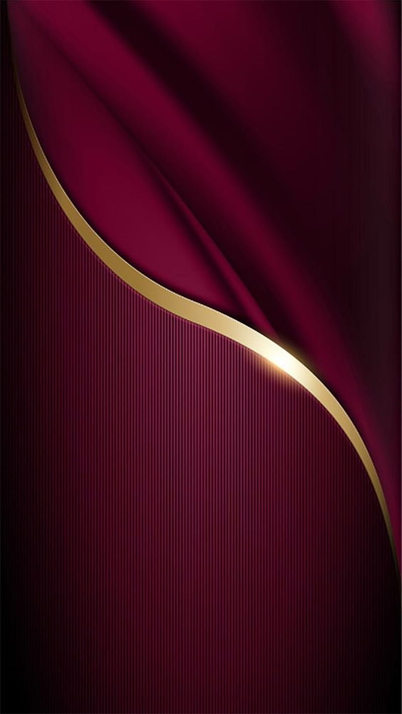 Red and gold, material, desenho, HD phone wallpaper