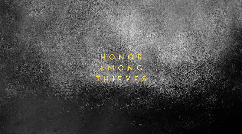 Honor Ultra, Artistic, Typography, typo, golden, honor, thieves, HD wallpaper