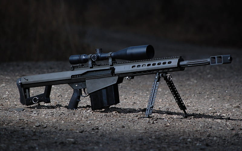 barrett m82, Rifle, USA, sniper rifle, HD wallpaper