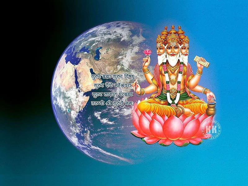 42733_Guru Brahma Lord Tridev God Nice_, HD wallpaper