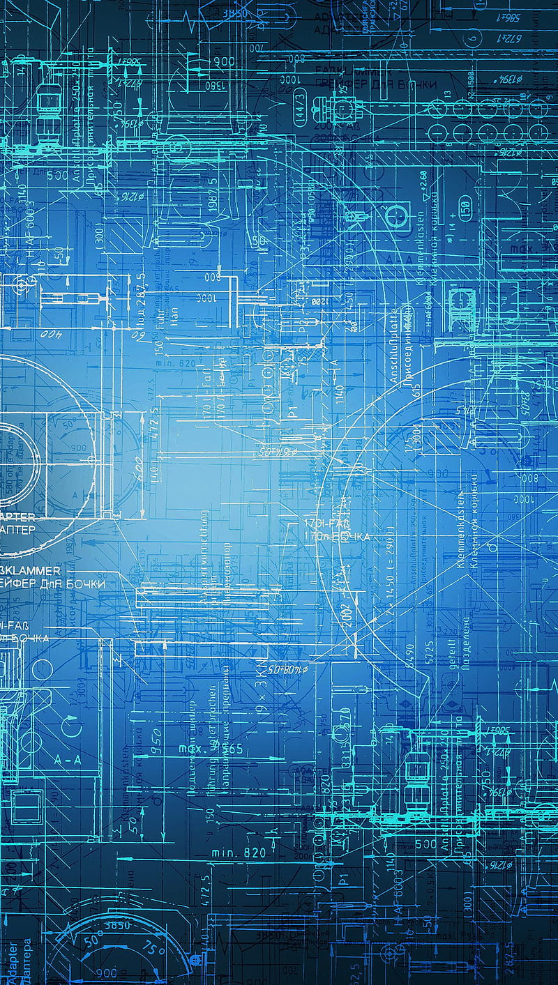Blueprint, tech, HD phone wallpaper