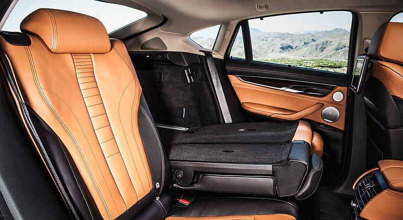 2015 BMW X6 Pure Extravagance Cognac - Interior Rear Seats , car, HD wallpaper