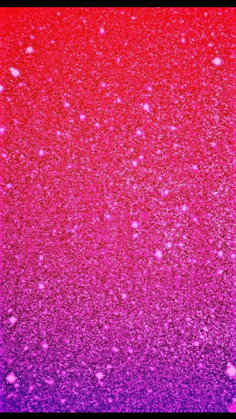 Sparkly glitter, pink, rainbow, sparkling, HD phone wallpaper