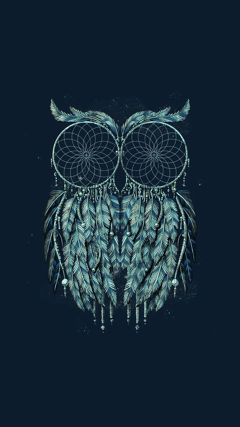 Owl, dream catcher, HD phone wallpaper