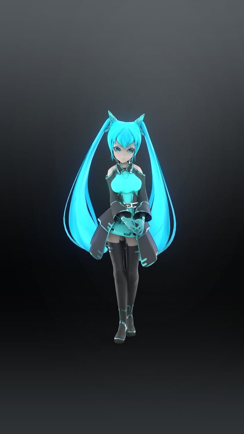 3D Techno Anime Girl, 3d, anime, cute, girl, techno, HD phone wallpaper |  Peakpx