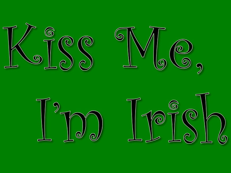 Irish kiss. Ирландский поцелуй.