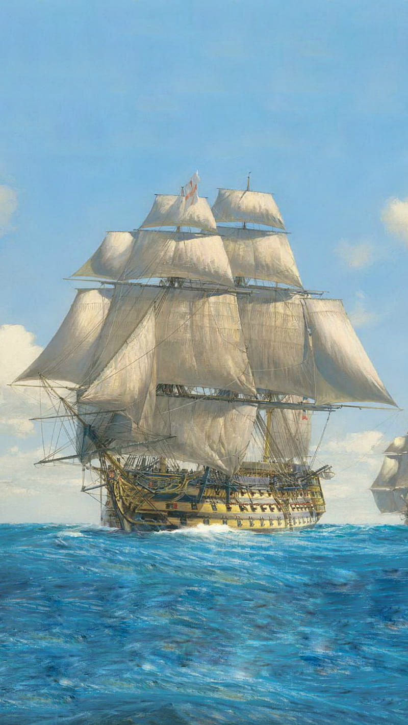 HMS Victory, age of sail, history, sailing, sea, ships, HD phone wallpaper