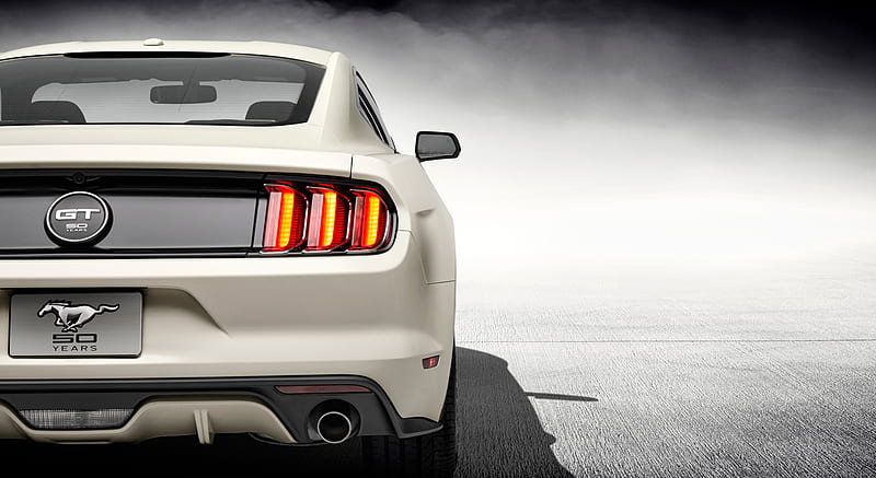 2015 Ford Mustang GT 50 Year Limited Edition - Rear , car, HD wallpaper