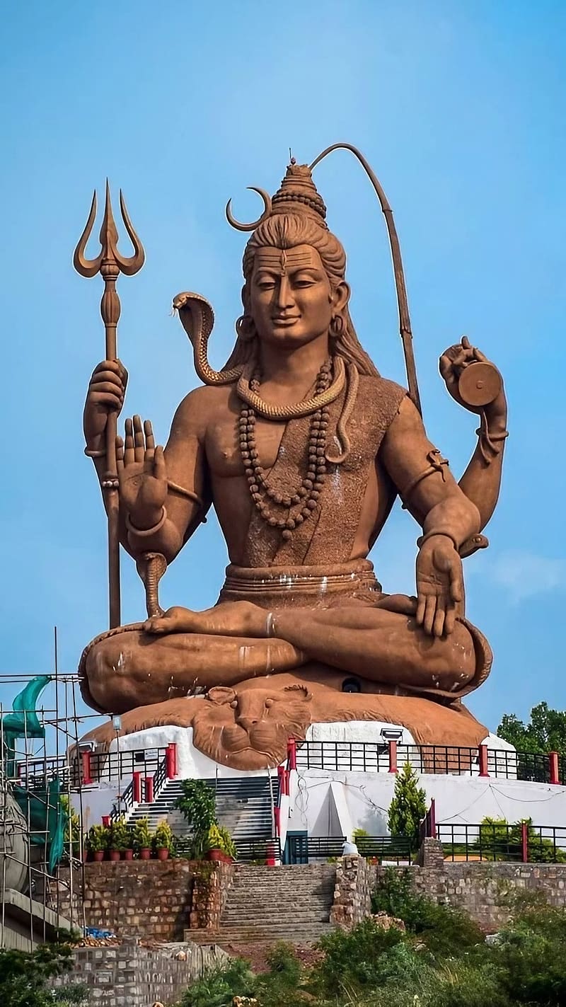 Hindu God , Lord Mahadev Statue, hindu god, bhakti, devotional, HD phone wallpaper