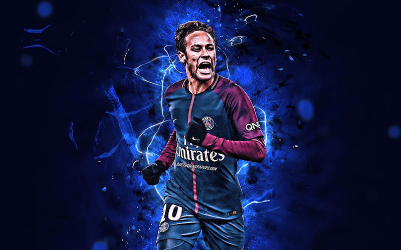 Neymar Jr, Brazilian, Soccer, Neymar, Psg, Footballer, Hd Wallpaper 