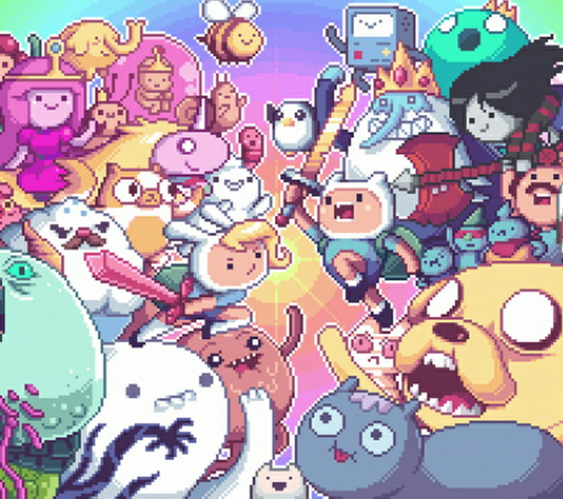 Adventure Time Pixel, adventure time, HD wallpaper | Peakpx