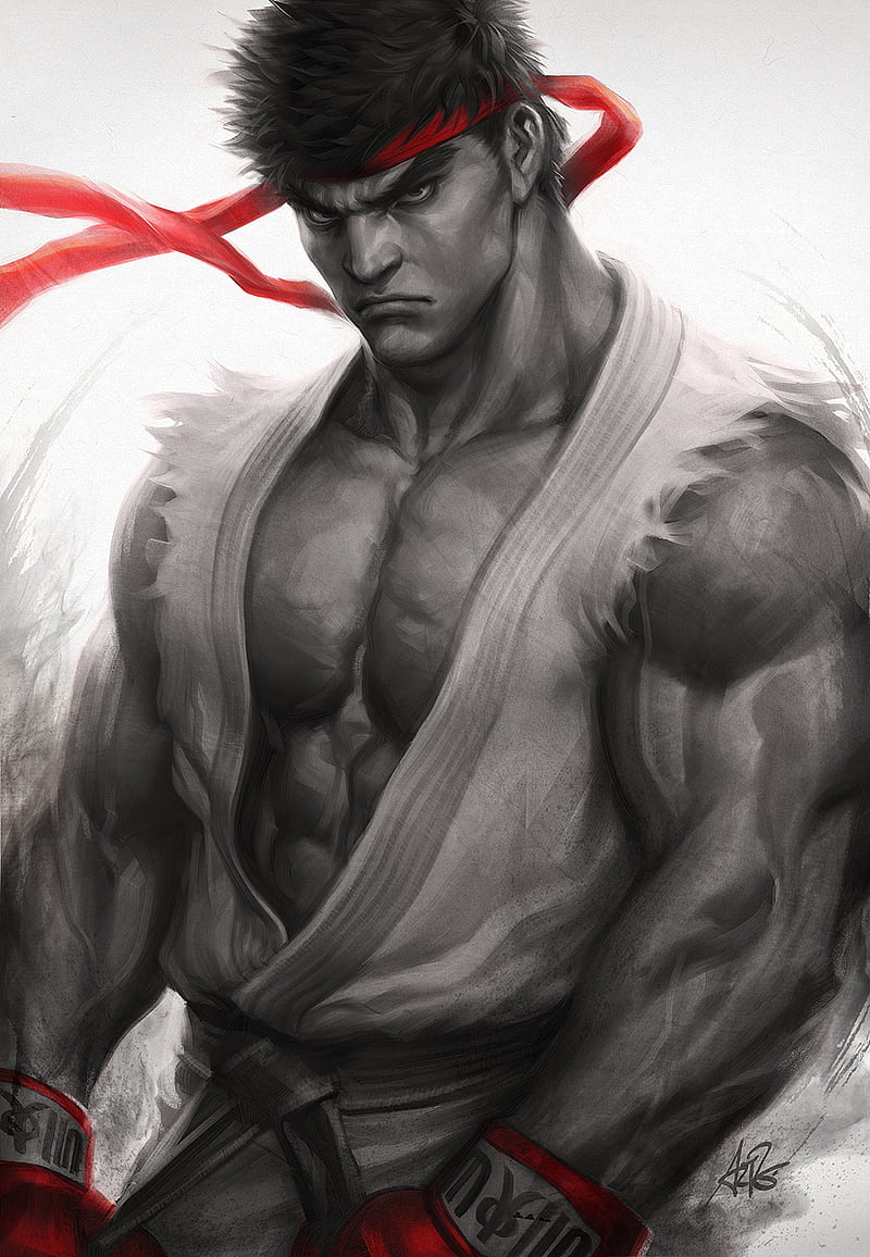 Ryu, legendary man, street fighter, HD phone wallpaper