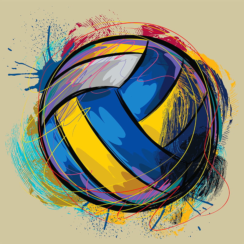 cute volleyball backgrounds
