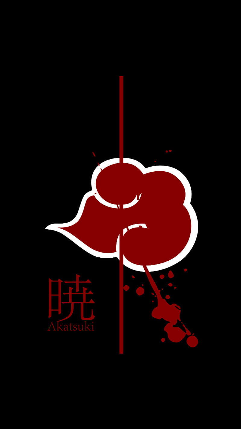 Akatsuki logo, naruto, HD phone wallpaper
